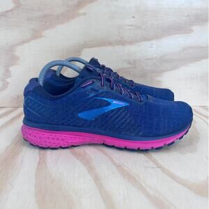 Brooks - Ghost 12 - Running Shoes - Blue/Pink - Women's - 9.5(B) - 1203051B414